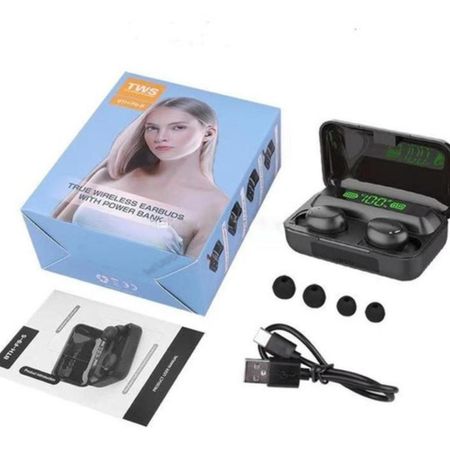 Audífonos Inalámbricos F9 con Powerbank Bluetooth