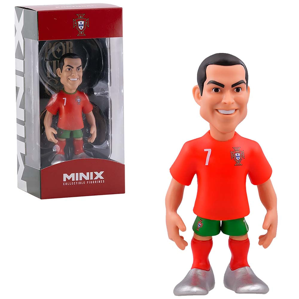 Figura coleccionable de Cristiano Ronaldo Portugal MINIX 12cm