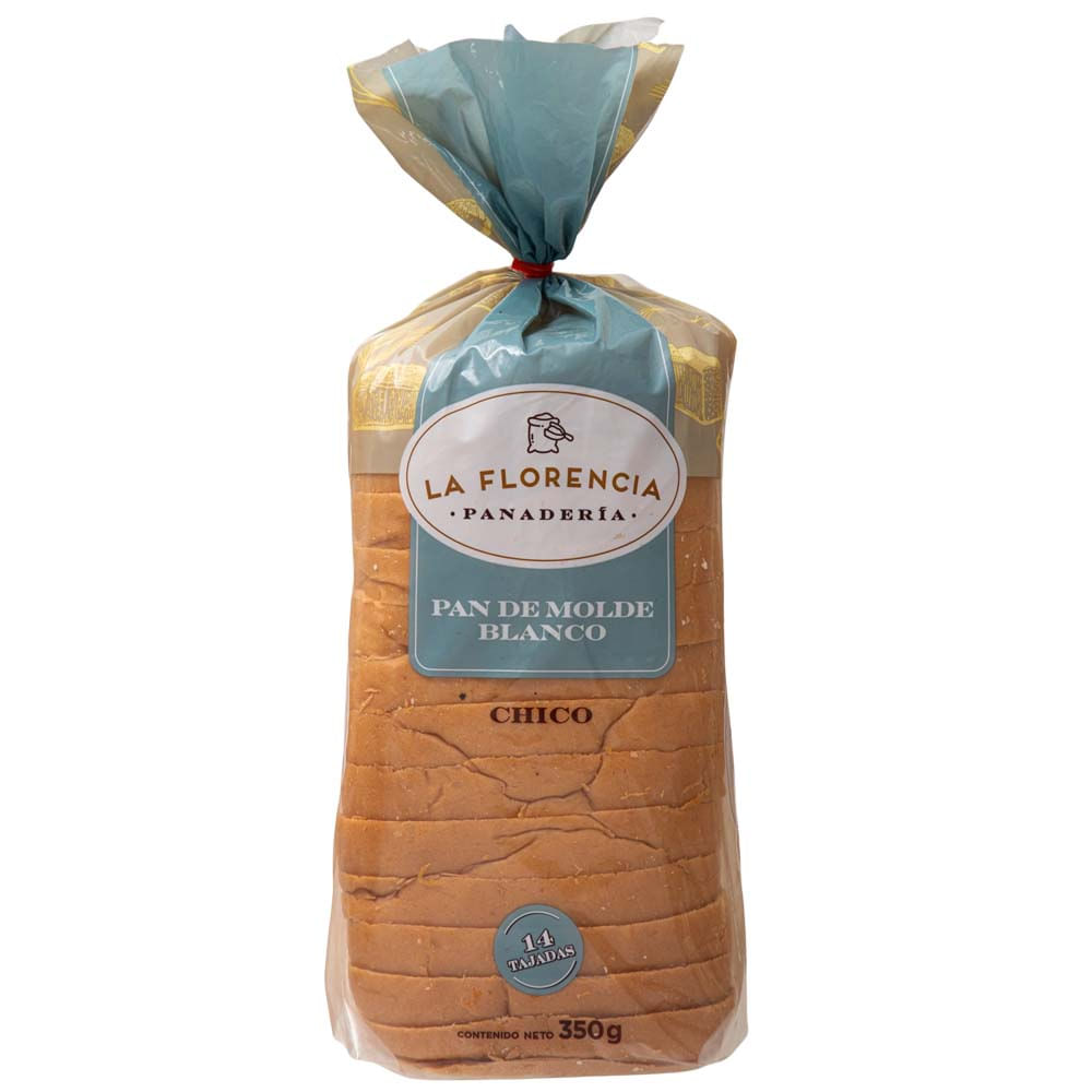 Pan de Molde Blanco LA FLORENCIA Bolsa 350g