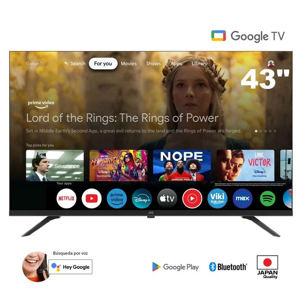 TV  43''JVC LT-43KM348N SMART FHD GOOGLE TV  ANDROID