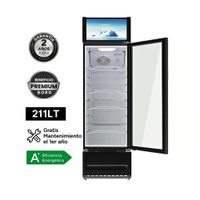 VISICOOLER VITRINA EXHIBIDORA BORD  EX211-M VERTICAL 211 LITROS