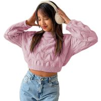 Chompa Mujer Hilo Clasico 359G-23 Color Rosa