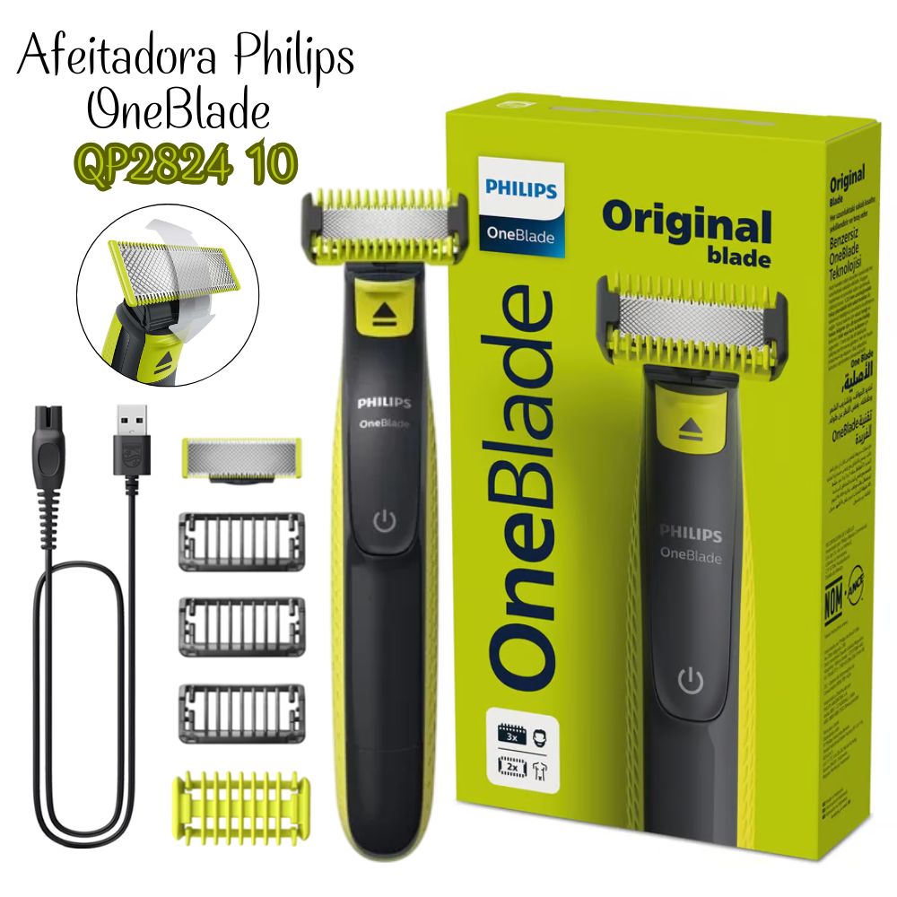 Afeitador Philips OneBlade Face + Body QP2824/10