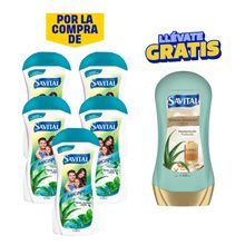 pack-shampoo-savital-anticaspa-menta-eucalipto-y-sabila-frasco-510ml-x-5un-acondicionador-savital-aminoacidos-490ml