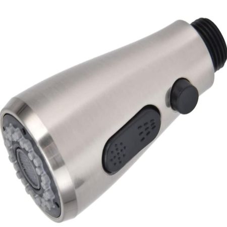 Cabezal Aireador dos funciones Caño Grifo Cocina ABS cromado