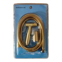 Ducha Bidé Dorado Mate Acero SUS 304