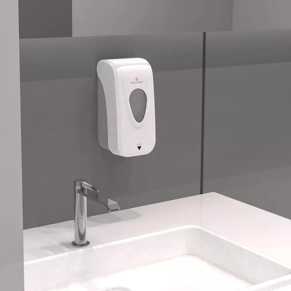 Dispensador de Jabón Liquido 1 Litro Alto Transito ABS manual HORSE