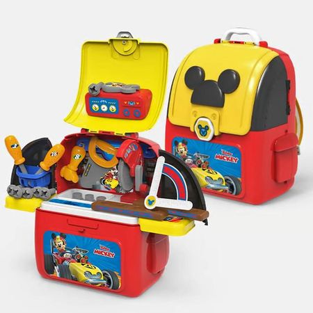 Set De Herramientas Y Mochila 2 En 1 Mickey Mouse
