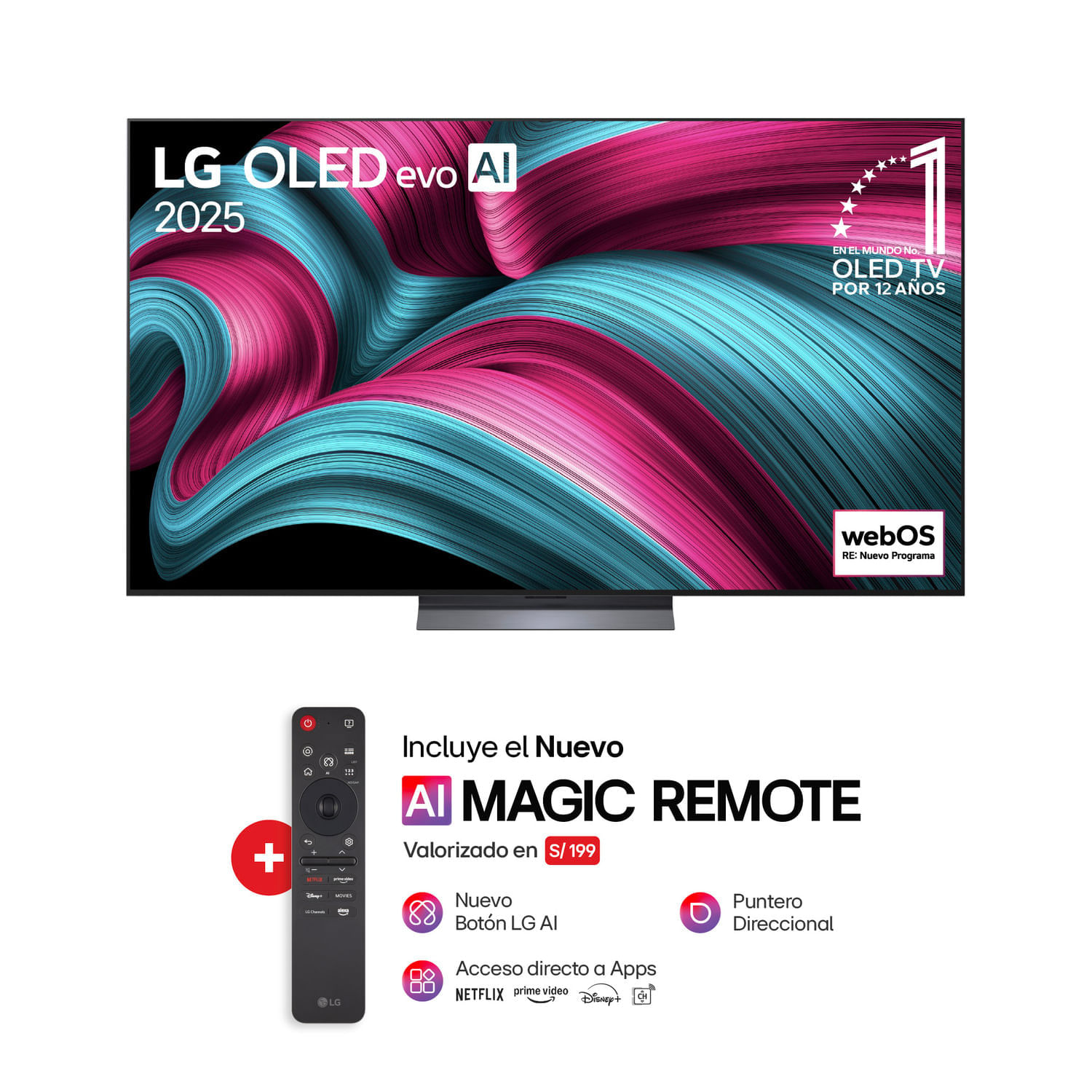 Televisor LG OLED65C5PSA 65"" 4K OLED WebOS ThinQ AI