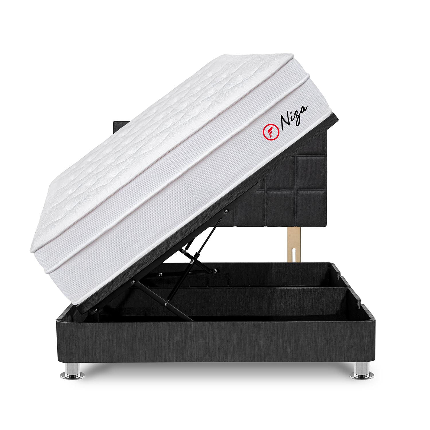 Dormitorio Boxet Niza 2 plazas Gris