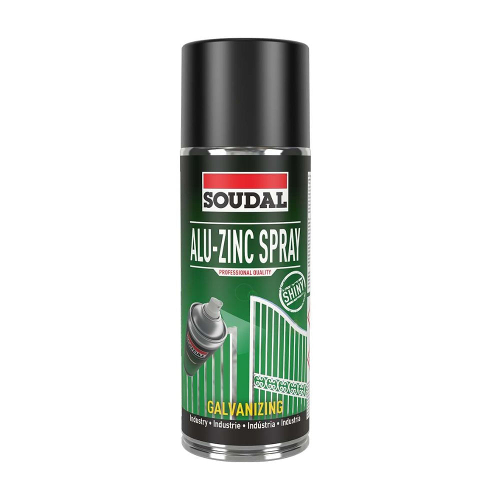 Spray Soudal Alu-Zinc Shiny 400ml