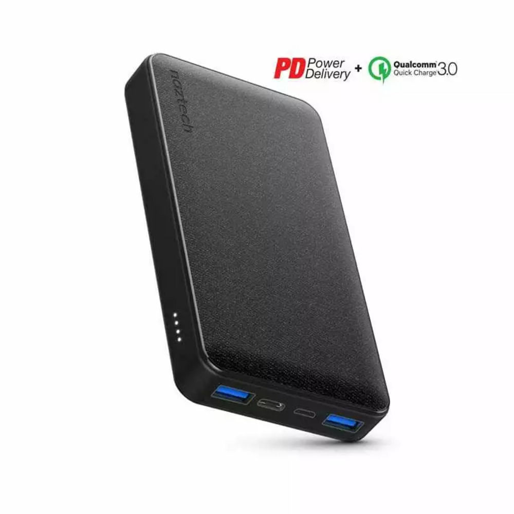 Cargador Naztech 10000mAh Fast Charge 18W PD Quick Charge 3.0 Negro