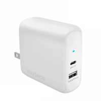 Cargador Naztech 68w PD GaN SpeedMax 68 Blanco