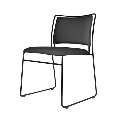 Silla De Visita Fija Interlocutor Tred Negro Ofideas
