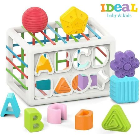 Cubo Didáctico de Clasificación con Encaje para Bebes