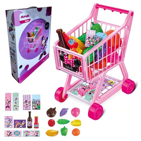 Juguete Carrito de Compras Supermercado Minnie Mouse
