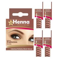 Kit De 4 Cejas Marron Claro + Cejas Chocolate + Cejas Marrón Oscuro + Cejas Café Oscuro - Henna