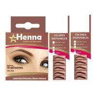 Kit De 2 Cejas Chocolate + Cejas Café Oscuro - Henna