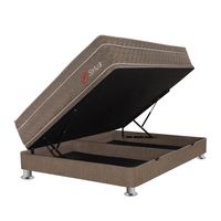 Cama Box Tarima Pistones FORLI Sirius Pocket 2 Plazas + 2 Almohadas Viscoelásticas + Protector