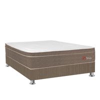 Cama Box Tarima FORLI Sirius Pocket 1.5 Plazas + 1 Almohada Viscoelástica + Protector