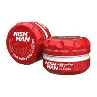 Cera Fijadora De Cabello 03 Hair Styling Wax Flaming 150Ml - Nishman