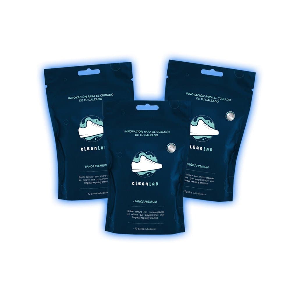 3 x Paños Premium - Limpieza de Zapatillas