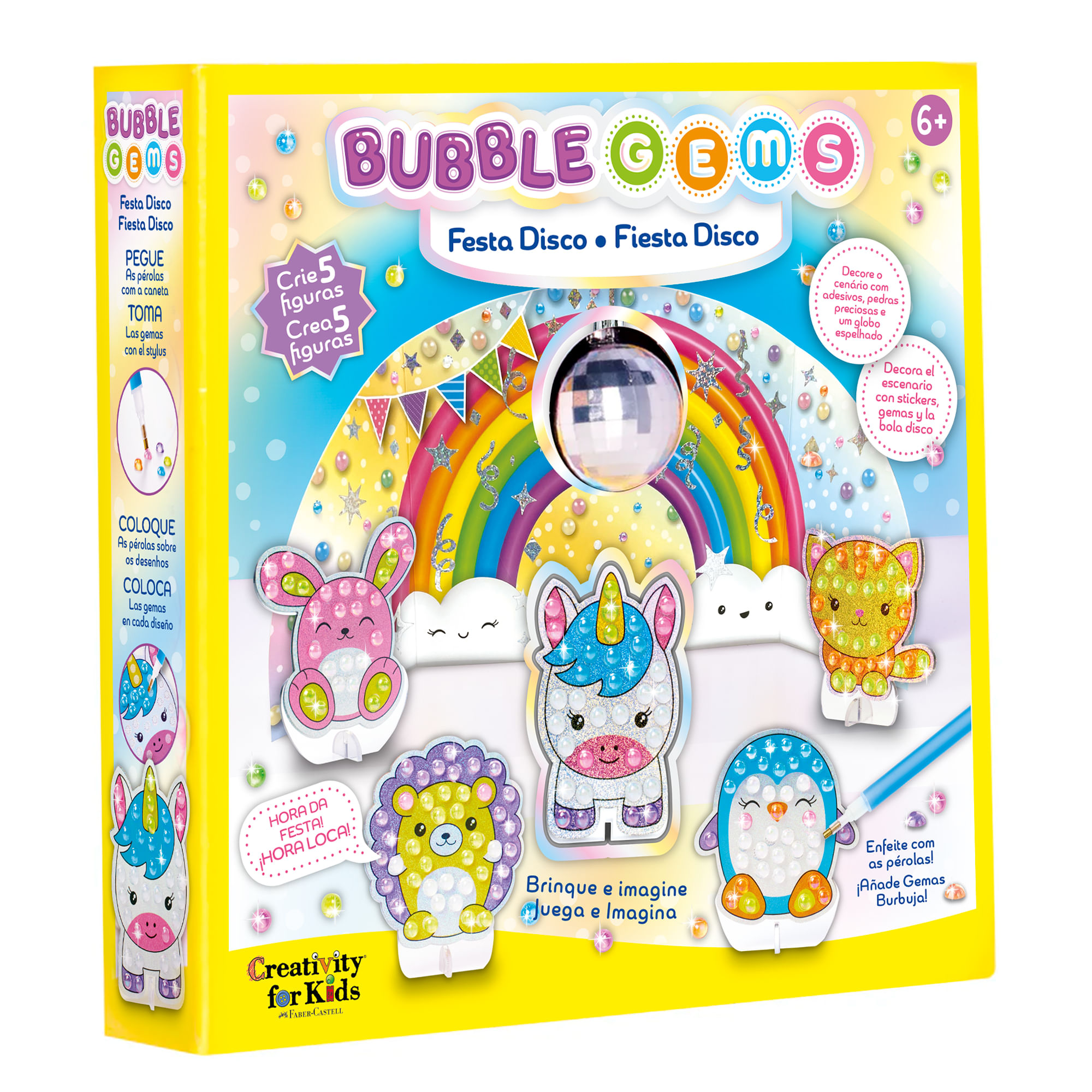 Bubble gems disco party FABER CASTELL