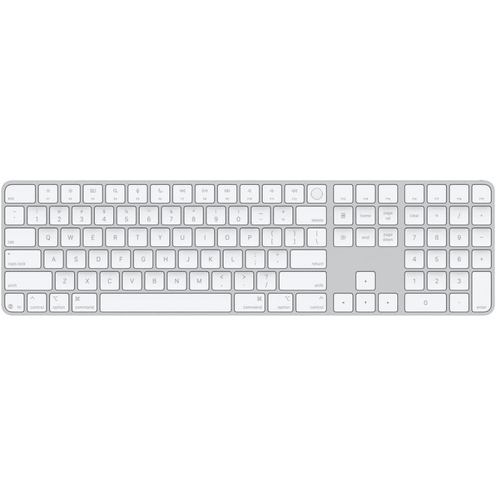 MAGIC KEYBOARD WITH TOUCH ID AND NUMERIC KEYPAD (LIGHTNING) - WHITE