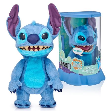 Marioneta Disney Stitch 45 cm Animatronico +100 Reacciones