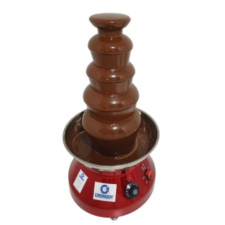 Fuente de Chocolate 5 Pisos Grondoy - Fondue Premium para Postres