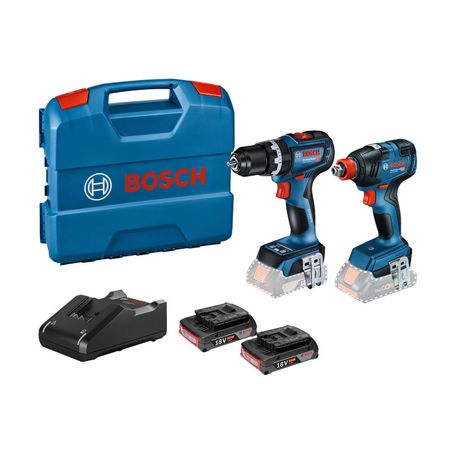 Taladro percutor GSB-90C 18V + Llave de impacto GDX 18V-200 Bosch