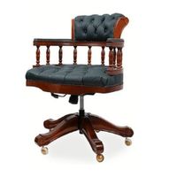 SILLA GIRATORIA DMUEBLES QUINTERO  DE ESCRITORIO VERDE