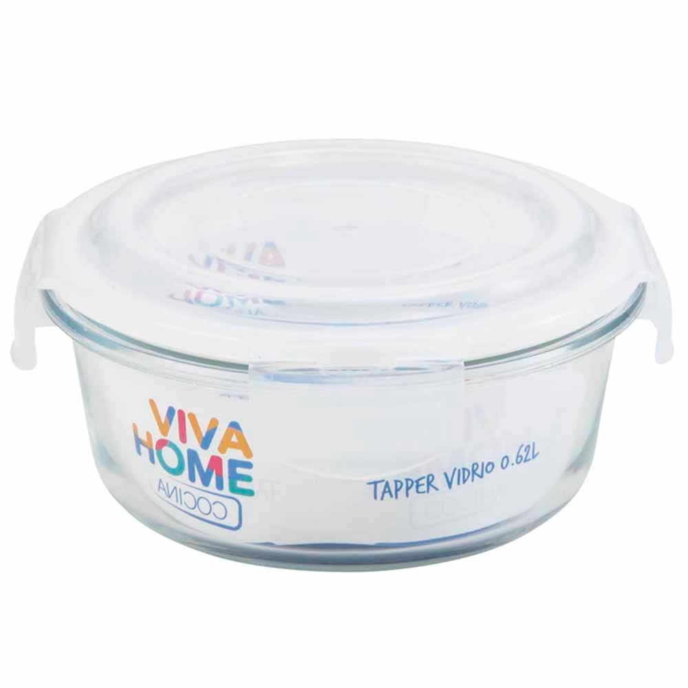 Tapper VIVA HOME Vidrio Redondo 0.62L