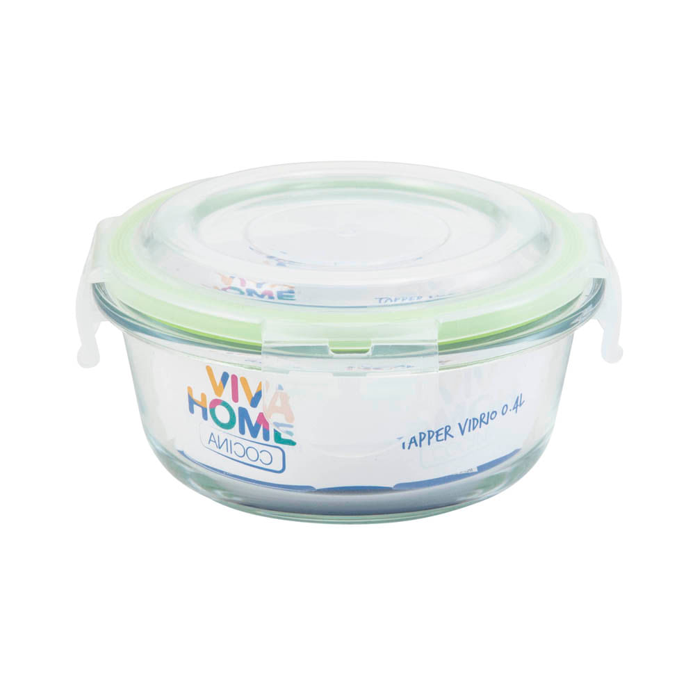 Tapper De Vidrio Redondo 0.4L