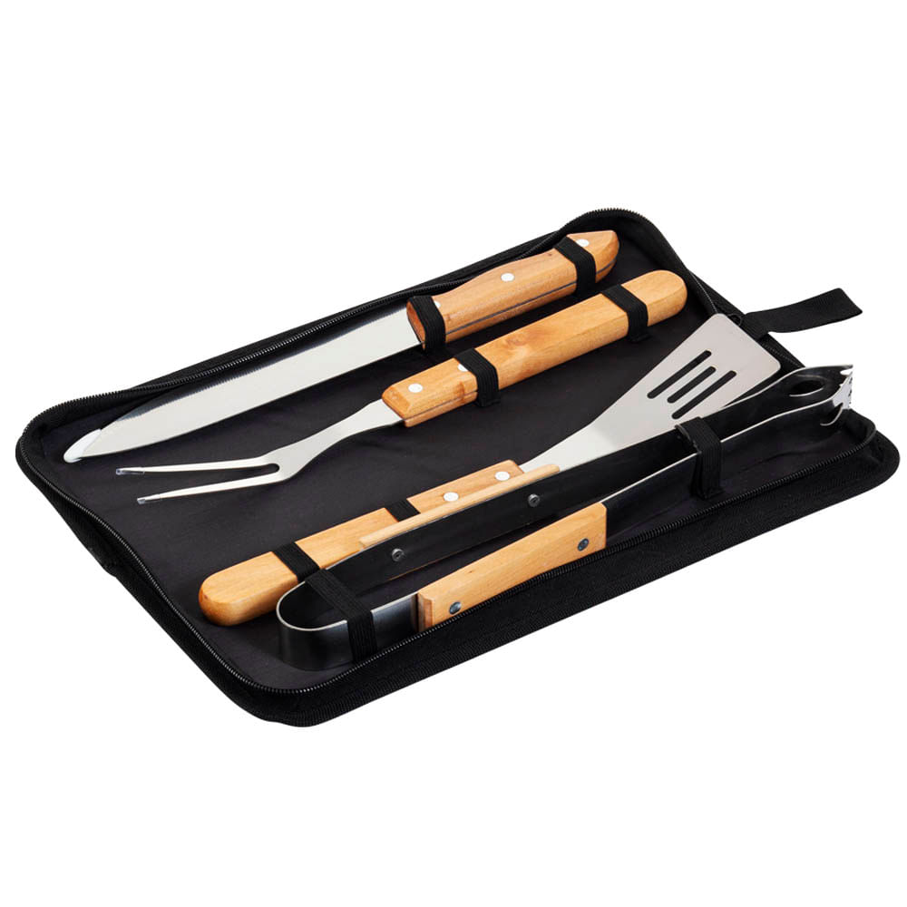 Set de Utensilios para Parrillas VIVA HOME 4pzas