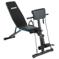 Banco Multifuncional Para Entrenamiento Fitness Negro