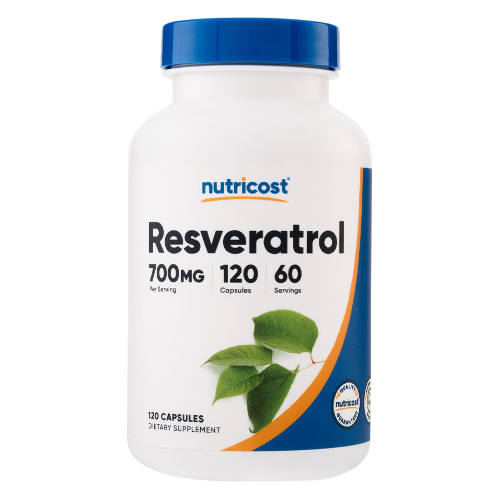 Resveratrol - Nutricost - 120 Cápsulas