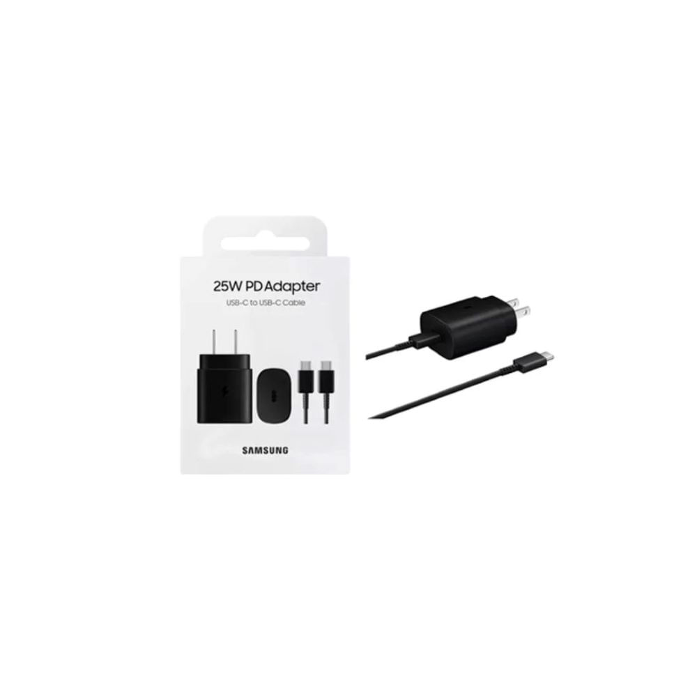 Cargador Carga Rapida SAMSUNG De 25W CON CABLE TIPO C A C