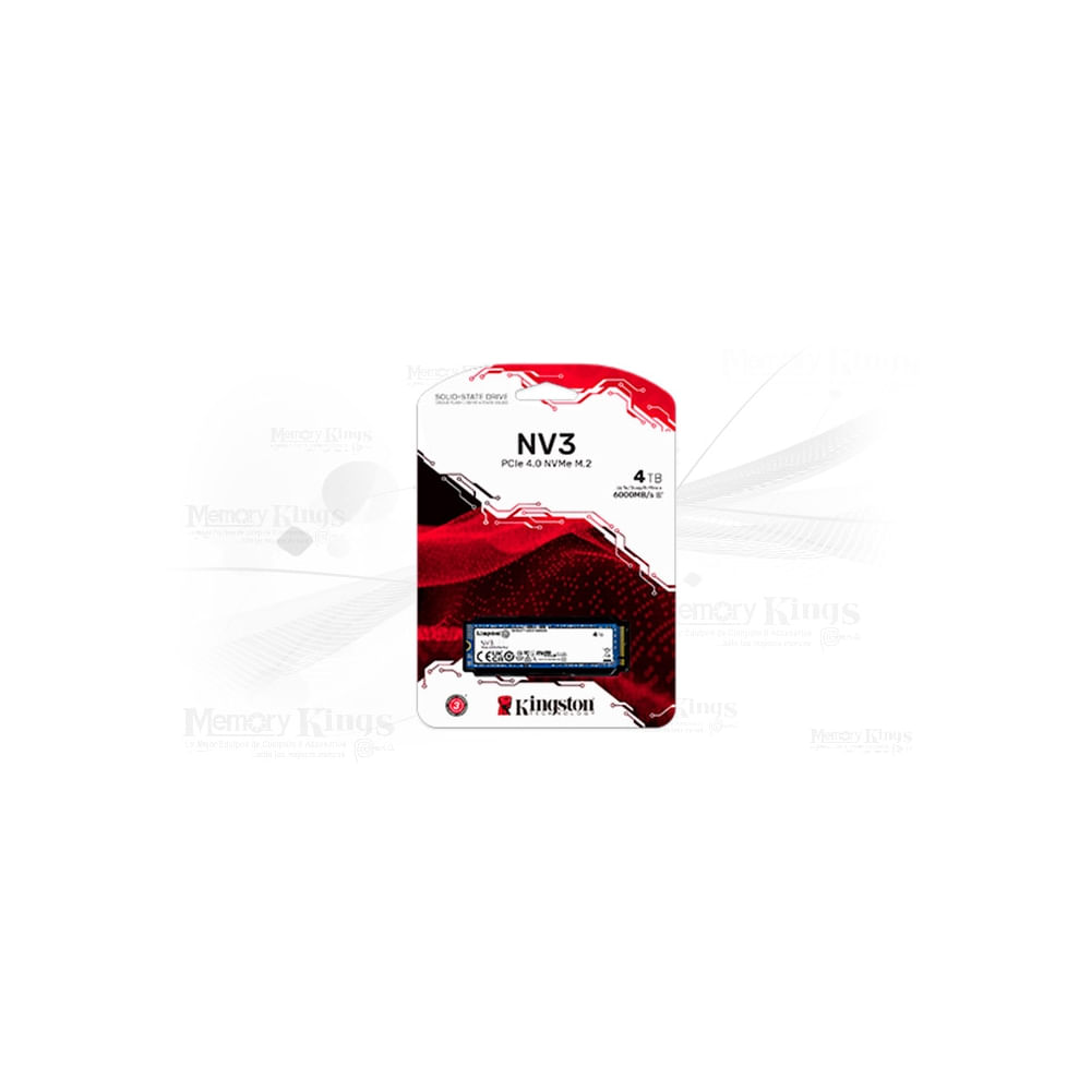 Ssd M.2 Pcie 4Tb Kingston Nv3 | Alto Rendimiento Y Gran Capacidad Para Tus Dispositivos