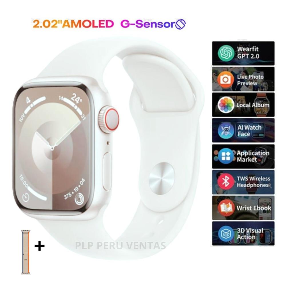 Smartwatch Hk10 Pro Plus Serie 10 Gama Alta Blanco