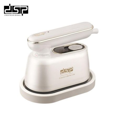 Plancha Eléctrica Viajera a Vapor DSP KD1159 Blanca