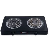 Cocina Eléctrica 2 Hornillas Imaco HP-1400 Negro