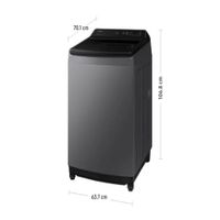 Lavadora Samsung Ecobubble 17KG WA17CG6441BDPE