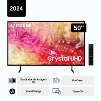 Televisor Samsung LED 50'' Crystal UHD 4K 50DU7000 Tizen OS Smart TV - Nuevo 2024