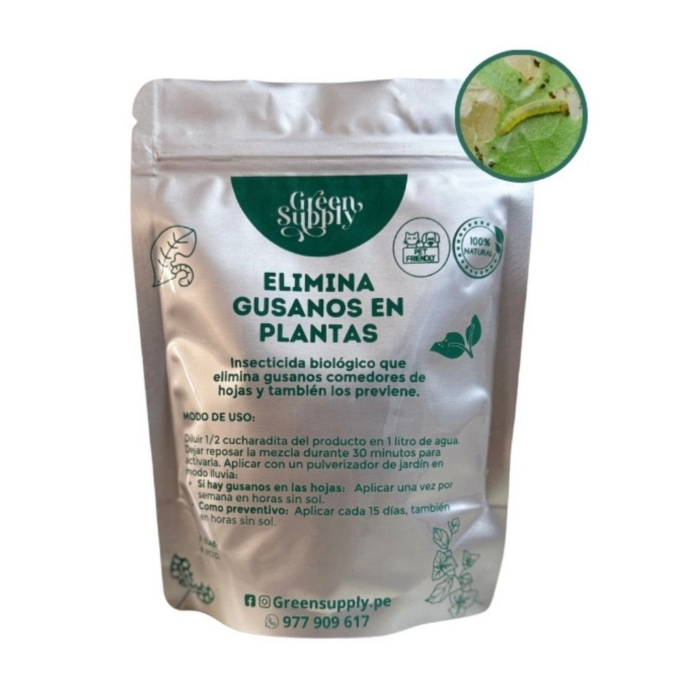 Insecticida Elimina Gusanos 100g Green Supply