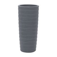 Maceta con Plato Tramontina Grego 80cm Grafito