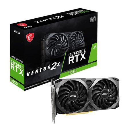 Tarjeta de video MSI GeForce RTX 3050 VENTUS 2X XS 8G OC 8GB GDDR6