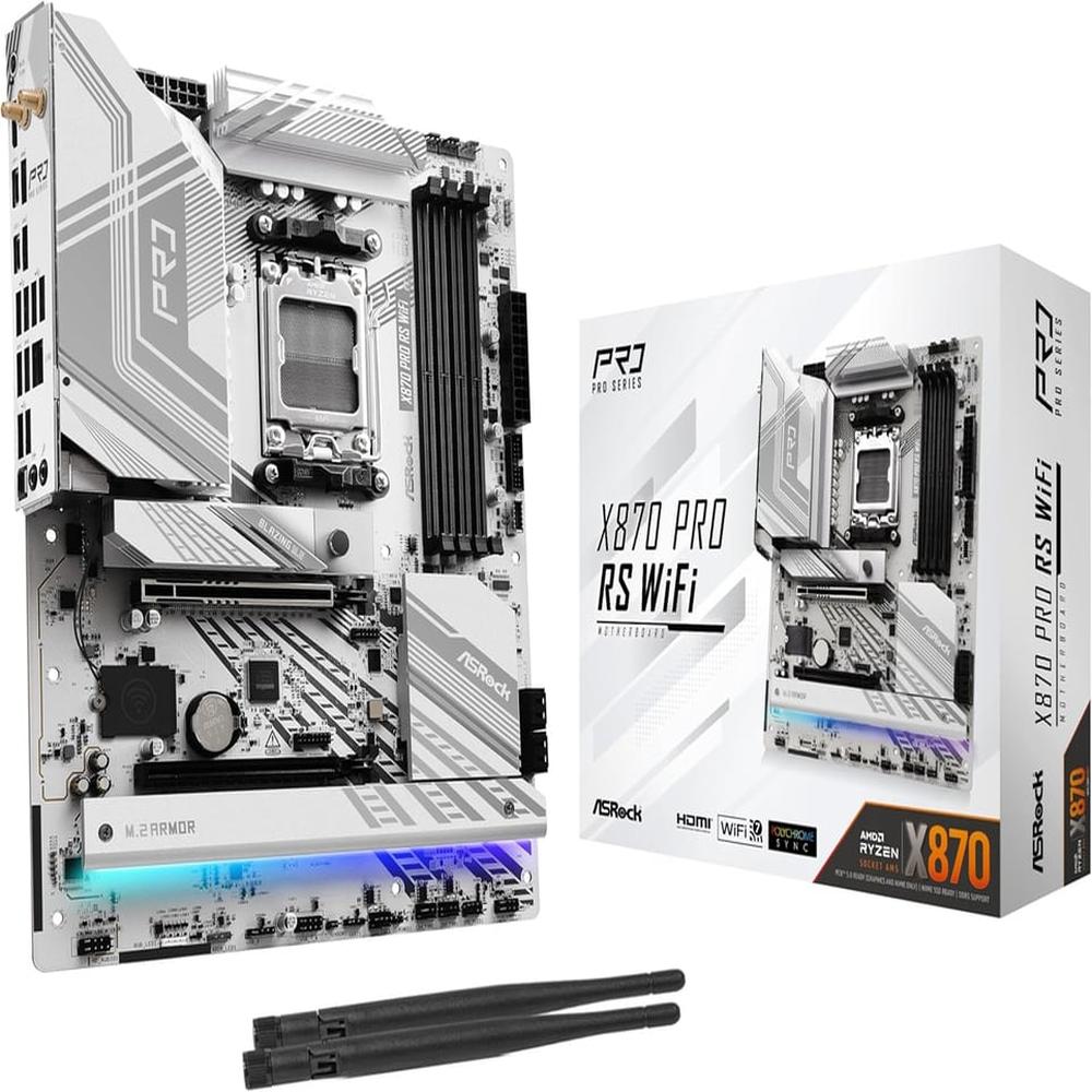Motherboard ASROCK X870 Pro RS WiFi AMD X870 AMD AM5 ATX