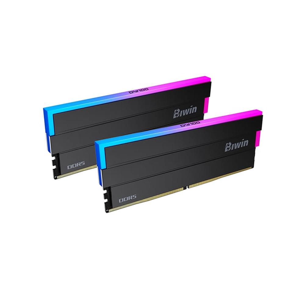 Memoria UDIMM Biwin Black Opal DW100 RGB 64GB 2x32GB DDR5-6000 1 35V