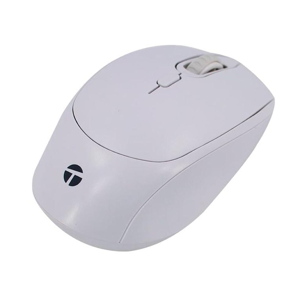 Mouse Óptico TEROS TE-1225S 800-1200-1600 DPI USB 4 botones blanco